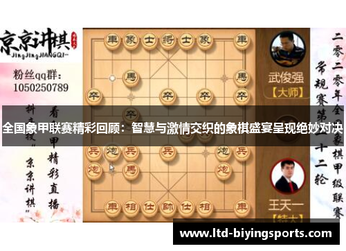 全国象甲联赛精彩回顾：智慧与激情交织的象棋盛宴呈现绝妙对决