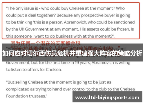 如何应对切尔西伤员危机并重建强大阵容的策略分析